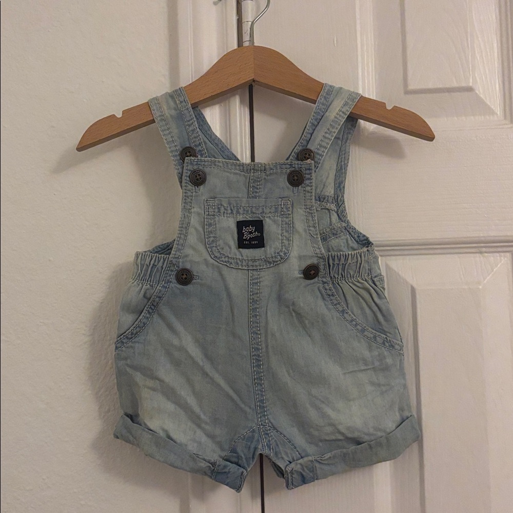 Oshkosh Light Blue Denim Overalls for Kids